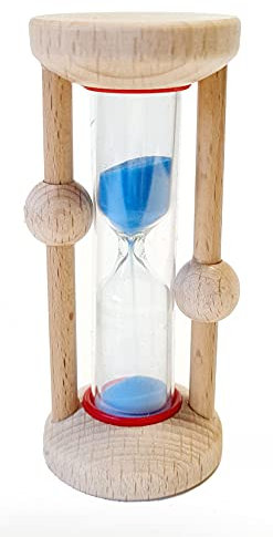 Rudolphs Schatzkiste Holzdekoration Zahnputzuhr Natur BxHxT 3,5x8x3,5cm NEU Putzen Uhr Sanduhr Zahn Zahnbox Zähne Zahnbürste Holzspielzeug Holzgestaltung Spiele Holz Seiffen Erzgebirge Spielz