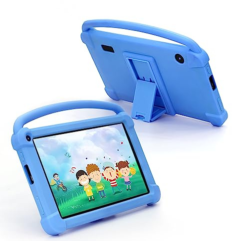ATOZEE Kids Tablet, 7 Inch, Android 12, 4GB RAM, 32GB ROM, Blue