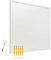 Wiltec Calefactor infrarrojo 350W panel calefacción IR calentador eléctrico radiador de bajo consumo