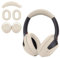 Aiivioll Silicone Protective Covers for Sony WH-1000XM4 WH-1000XM3 Headphones,Sweatproof & Easily Washable/Sony Wh-1000xm4/3 Ear Cover/Headband Cover/Headband Cushion Protector (Off-White)