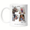 Kiddle-Design Tasse personnalisée avec photo, cadeau d'anniversaire, cadeau de fête des pères, tasse photo avec sa propre image, tasse pour la fête des pères - Blanc