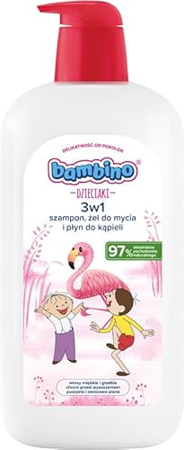 Bambino Kids 3in1 shampoo, shower gel and bath liquid Flaming 1000 ml
