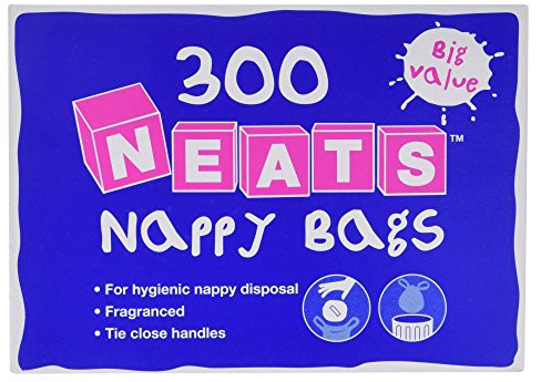 Neats Bolsas de pañales, 300 unidades cada una