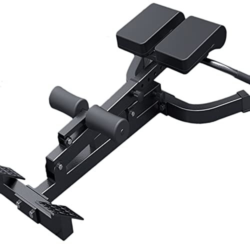 HWF Hyperextension Rückentrainer Bauch Faltbar Römischer Stuhl mit Hyperextension für Home Gym, Schwerlast Verstellbarer Rücken Erweiterungsbank Trainingsgeräte für Bauchmuskeltraining, Tragt 300kg