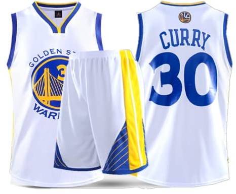 LUVYIMO Barn ärmlös baskettröja kläder nätväst uniform topp och shorts pojkar barn sommar kläder set