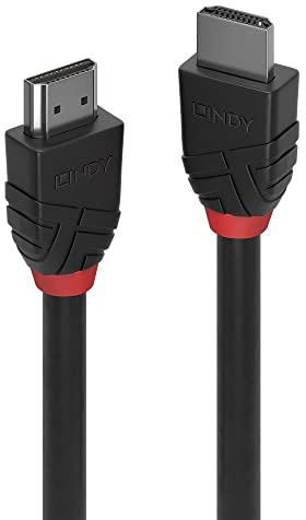 LINDY 3m 8K60hz HDMI Cable, Black Line