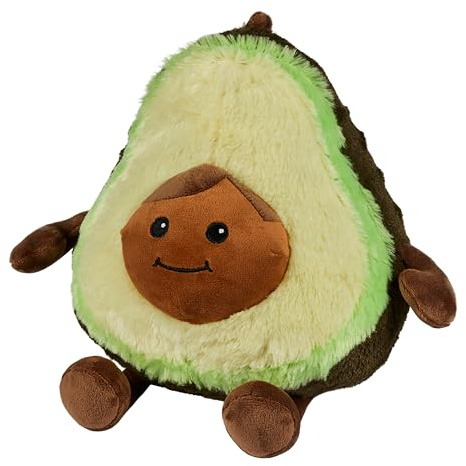Warmies Plush Avocado Microwavable Weighted Teddy with French Lavender Scent, Hot or Cold for Cool Relaxation and Warm Relief