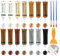 kit riparazione legno, Kit di riparazione di mobili 14 Colore, Stucco per legno riempitivo, Stucco per Legno, Set di riparazione in laminato, Kit Riparazione Mobili in Legno di Graffi, Crepe, Macchie