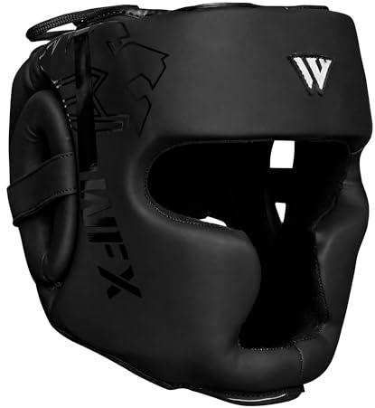 WFX boxing headguard, Premium Padded MMA, Boxing & Martial Arts boxing headgear for men & Women, Adjustable Fit, Lightweight Protection head guards boxings, Training & Sparring
