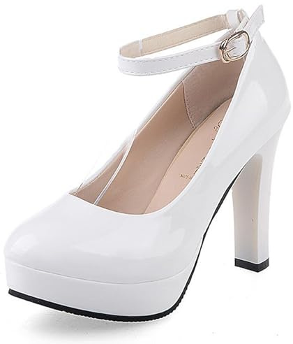 WUIWUIYU Escarpins Femmes Plateformes Chaussures à Talons Hauts -Escarpins Bout Pointu Sexy Talon Aiguille - Mariage Party Dress Chaussures 10CM Heels