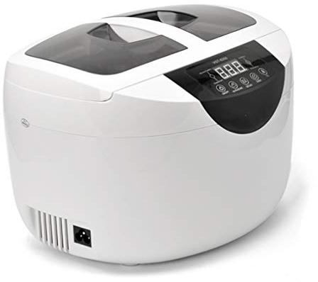 Nettoyeur à ultrasons numérique 2500 ml - Grande capacité - 5 niveaux de minuterie - Chauffage à 60° - Facile à nettoyer pour montres, boucles d'oreilles, fruits