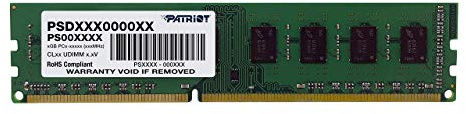 Patriot Signature Arbeitsspeicher 8GB (1600 MHz, CL11, 1 X 8GB) DDR3-RAM Module - PSD38G16002