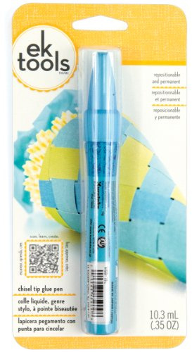 EK Tools 55-00012 Glue Pen Zig Chisel Tip 2 Way, Multicolor
