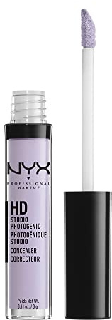 NYX PROFESSIONAL MAKEUP HD Studio Photogenic Concealer Wand, Medium Coverage - Lavender
