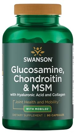 Swanson Glucosamine Chondroitin & Msm with Hyal-Joint 90 Capsules