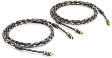 VIABLUE NF-A7 Triple Shield Cinchkabel * Analogkabel * Audiokabel * 3-Fach Abschirmung * OFC Litzen * T6s Cinchstecker/RCA* NF-A7 Splitter * 1 Paar * 100 cm * 1 m