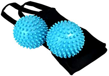 Hyper Impact 3 hastigheter vibrerande massageterapisfärer med expanderbar rem