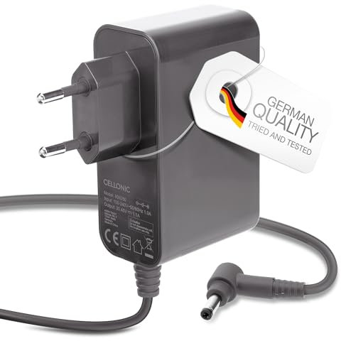 CELLONIC Chargeur 30.45V 1100mA Compatible avec Dyson V10 et V11, Alimentation pour aspirateur sans Fil avec Câble Charge Rapide de