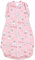 TupTam Baby Pucksack OEKO- TEX zertifizierte Materialien Swaddle Bag Wattiert Babyschlafsack 2.5 TOG unisex, Farbe: Unwattiert 0.5 TOG/Bärchen Hug Me Rosa, Größe: 3-6 Monate