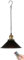 Portable Hanging Light Fixture Battery Operated,Rechargeable Pendant Light with Remote,Wireless Hanging Lamp Battery Powered Chandelier Lantern Black for Indoor Outdoor Garden Porch Patio ( Size : 1 p