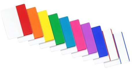 NUOBESTY Schreibregister-aufkleber Für Notizbücher Selbstklebende Seitenmarkierungen Selbstklebende Register Für Bücher Zum Schnellen Abrufen Von Informationen