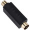 Pqahffowr S- Video Macho a Composite Adaptador de Video Convertidor De Enchufe, Mini Din 4 Pin Extensión del Acoplador Adaptador De Conector