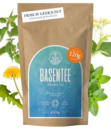 Infusión Alcalina Monte Nativo (120 g) – Mezcla de hierbas con ortiga, diente de león, menta, tilo y más – Té a granel – Nutrición alcalina – Aromática y versátil