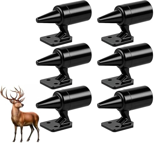 Zutflap Paquete de 6 Ahuyentador de Jabalies Ahuyentador de Animales para Coche Ahuyentador Animales Coche Car Animal Warning Whistle para Jabalíes,Ciervos,Zorros y Fauna Salvaje