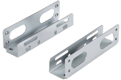 StarTech.com 3,5 (8,9cm) Universal Festplatten Einbauwinkel - Einbauschienen / Speichereinschubadapter für 5,25 (13,3cm) HDD Schacht, 100 Stück