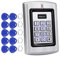 NN99 Tür Zugangskontrollsystem Kit RFID Tastatur Tastaturgehäuse, Hintergrundbeleuchtung 125KHz Kartenleser + 10 Stück Schlüsselanhänger BC2000