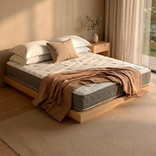 ROYAL SLEEP - Colchón Viscoelástico Hilo Carbono y Biocerámico | 150x190 | Altura 25cm | Firmeza Alta | Gama Alta | Efecto Antiestrés y Regenerador | Ceramic Plus