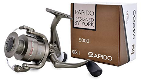 Spinn Angelrolle York Rapido 2000-5000 Heckbremse Spinnrolle Stationärrolle (2000)