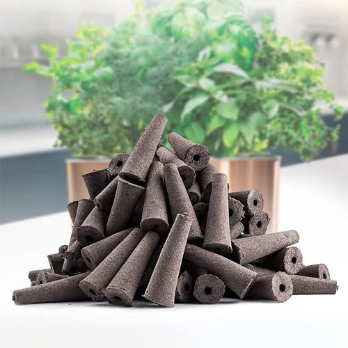LONGHAO 50pcs Spugne di Crescita Idroponica,Spugne per Coltivazione Idroponica,Coltivazione Idroponica Set,Spugne Crescita,per Sistemi di Coltivazione Idroponici, per Interni Idroponici
