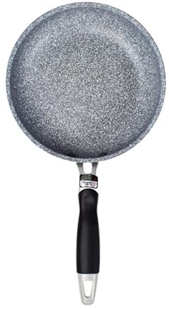 Vriusi Japanese-Style Medical Stone Pan Set, Non-Stick Frying Pan, Japanese Style Aluminum Forged, 20cm 26cm 28cm Frying Pan, Large Deep Frying Pan, Easy Clean Ceramic Coating Pan