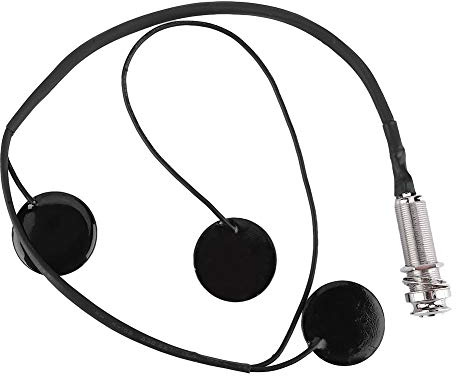 ZenithAur Instrument de musique professionnel réglable, micro de harpe de préampli basse portable, accessoire de pièces de harpe précâblées pour musiciens