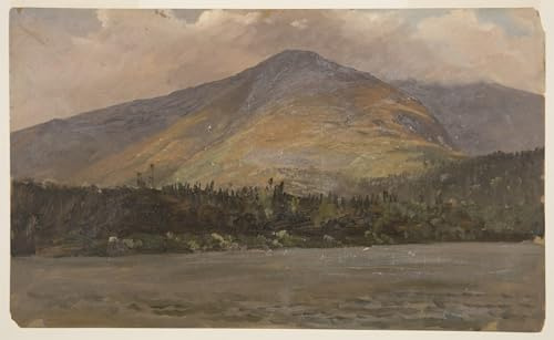 DTVWHQOHR Famous Painting Canvas Paining Print Posters Prints Art Mt Katadhin Showing Pomola and the Great Basin From Sandy Bottom Pond by Frederic Edwin Church for Home Decor 60x90cm
