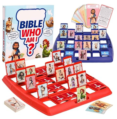 Gissa Bibel Vem Brädspel För Barn 24 Karaktärer Klassiska Interaktiva