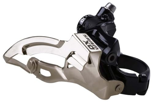 SRAM Umwerfer X.0, schwarz-silber, 38,2mm, 3x10, 401000051