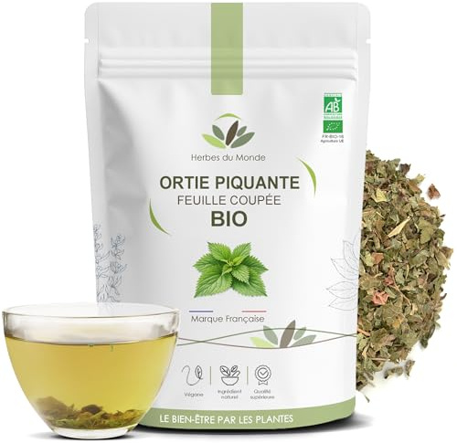 Herbes du Monde - Ortica Pungente BIO 30 g - Foglia tagliata per infusione - Certificato AB