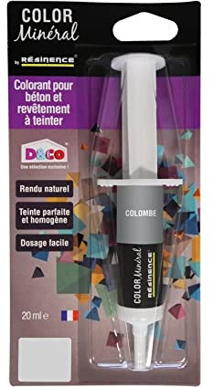 Color Minéral Färbemittel für mineralische Untergründe von Resinence Farbwahl! (Taube)