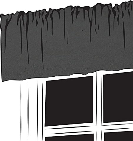 Trend Curtains Caravan Valance Pelmet 3 pencil pleat Plain 100% Polyester fabric (Dark Grey, 360 Width x 8 Drop Valance)