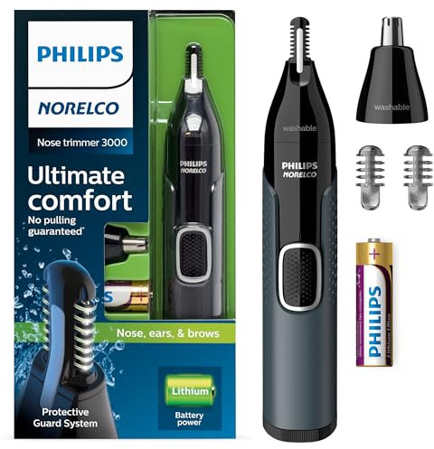 Philips Nosetrimmer 3000 For Nose, Ears and Eyebrows NT3600/42