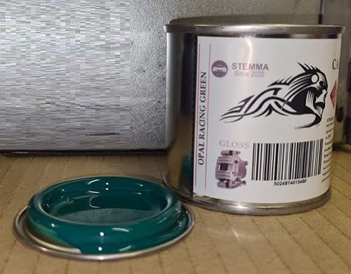 Stemma®, vernice per pinza dei freni, colore verde opale da corsa, ad alta temperatura, 125 ml