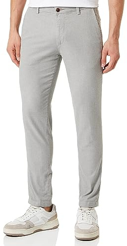 JACK & JONES Jpstmarco Jjfury Ana Noos, Pantaloni chino, Ardesia, 29W / 32L Uomo