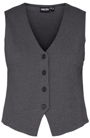 PIECES Pcpepper Veste BC Gilet de Costume, Aimant/détail : mélangé, M Femmes