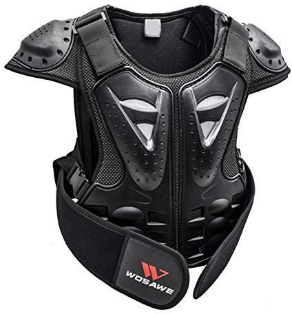 Fellflying Kinder-Körperschutz, Motorrad-Brustschutzweste, Anti-Fall-Sport-Brust-, Rücken-, Wirbelsäulen-Brustschutzweste Für Dirt B-ike, Snowboarden, Skifahren, Skaten, Roller