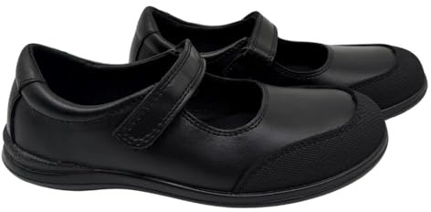 Chaussures Scolaires Fille Mocassins Confortables en Cuir Faits à la Main en Espagne Fermeture Velcro ou sans Lacets Modèles Ouverts ou fermés, du 31 au 40