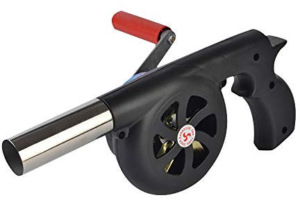 Ventilatore per barbecue da cucina Ventilatore ad aria Ventilatore a manovella Ventilatore d'aria Grill Picnic Fornello da campeggio Accessori per barbecue Soffietto antincendio Strumento a manovella