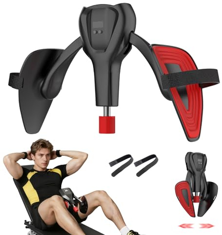 Appareil Musculation Fessier Femme Homme, Appareil de Musculation avec Compteur Entraîneur de Muscle Pelvien Appareils Jambes et Cuisses avec Sangle Fixe, Fitness Maison
