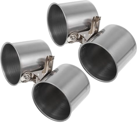 Yardenfun Mangiatoia per Pappagalli Ciotole Alimentazione 2 Pezzi in Acciaio Inox con Installazione Stabile e Facile da Usare per Calopsite e Passeri